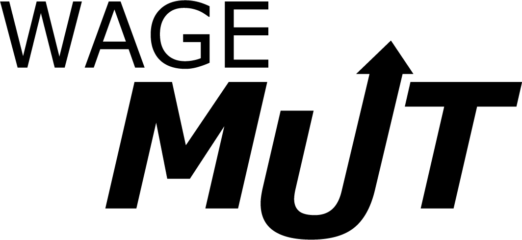 Logo des Ausstiegs- und Distanzierungsprogramms mit Schriftzug wagemut