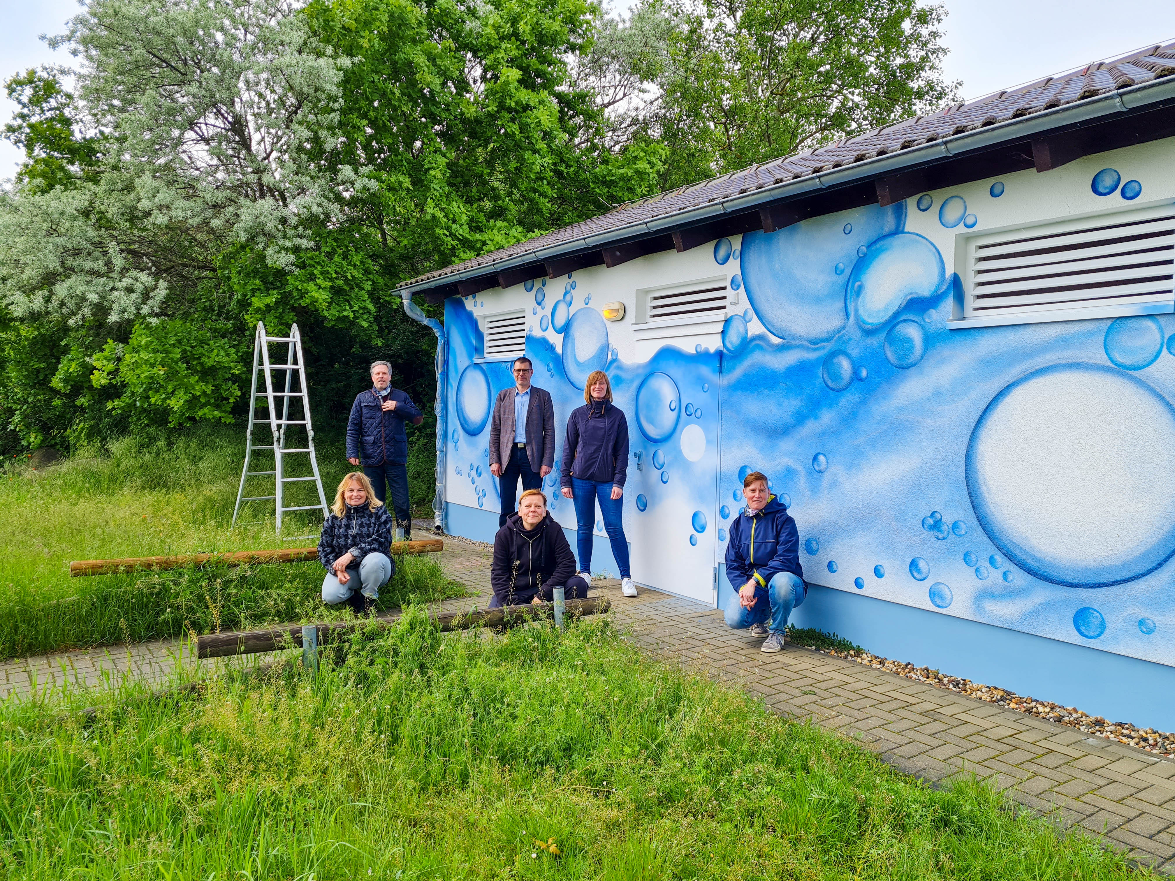 LPR Graffiti-Projekt in Senftenberg Teamfoto