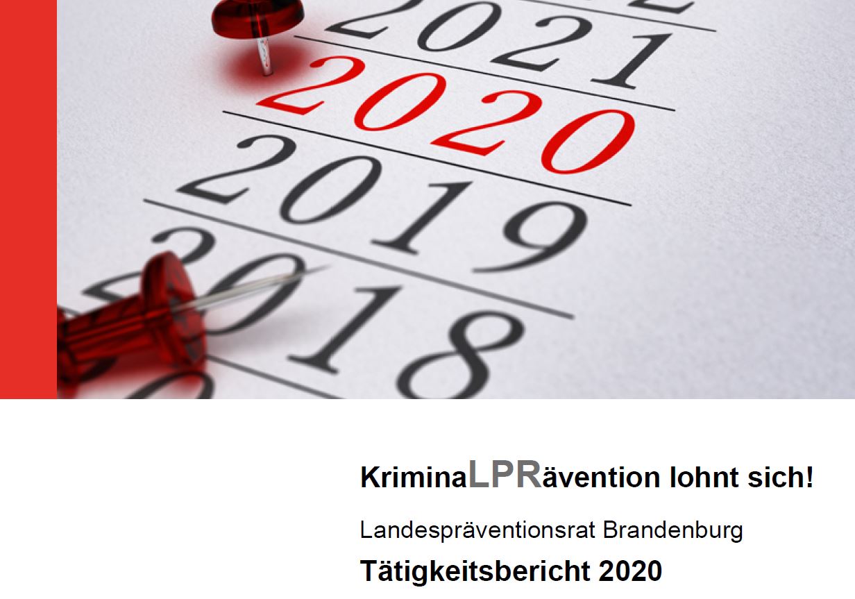 Tätigkeitsbericht 2020 des Landespräventionsrates 