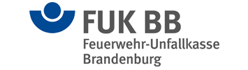 Linkbanner mit Logo und Aufschrift Feuerwehrunfallkasse Brandenburg