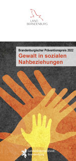Titelblatt Faltblatt Präventionspreis 2022