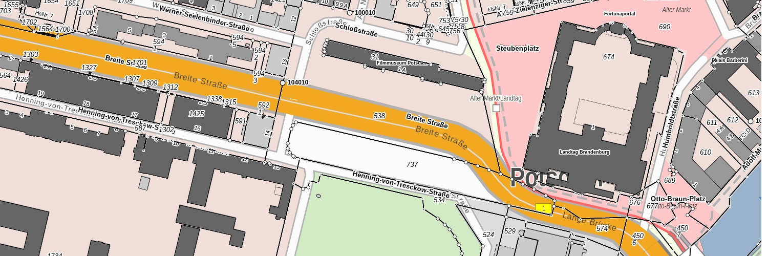 Bild: Auszug aus dem Liegenschaftskataster
