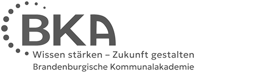 Linkbanner mit dem Logo der Brandenburgischen Kommunalakademie 