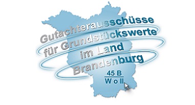 Logo der Gutachterausschüsse für Grundstückswerte im Land Brandenburg