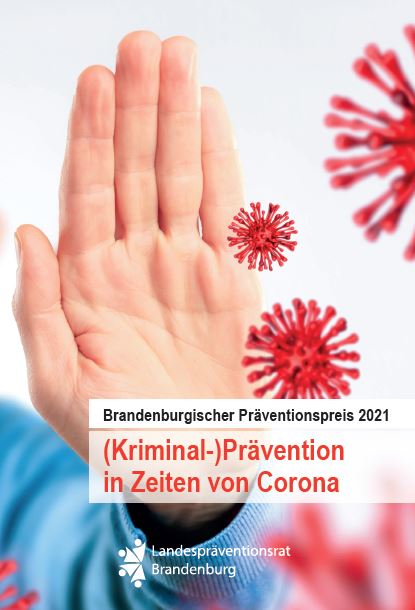 Titelseite Faltblatt Landespräventionspreis 2021