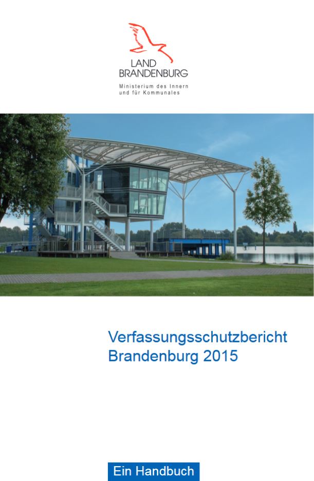 Bild vergrößern (Bild: Titelseite Verfassungsschutzbericht 2015)