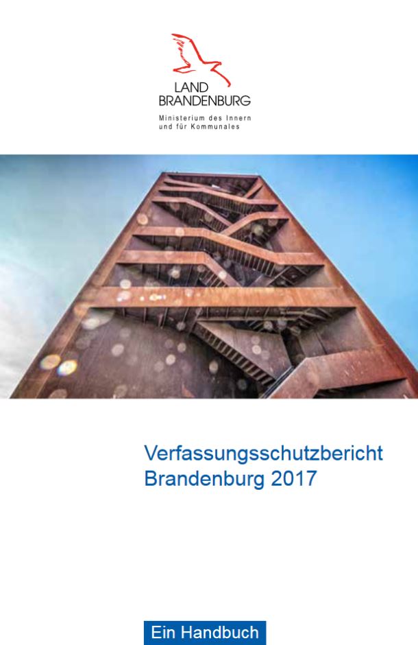 Bild vergrößern (Bild: Titelseite Verfassungsschutzbericht 2017)