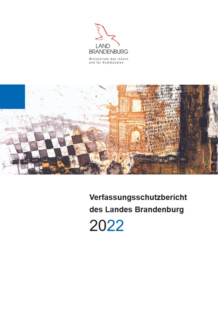 Bild vergrößern (Bild: Vorschaubild von der Titelseite des Verfassungsschutzberichtes 2022)