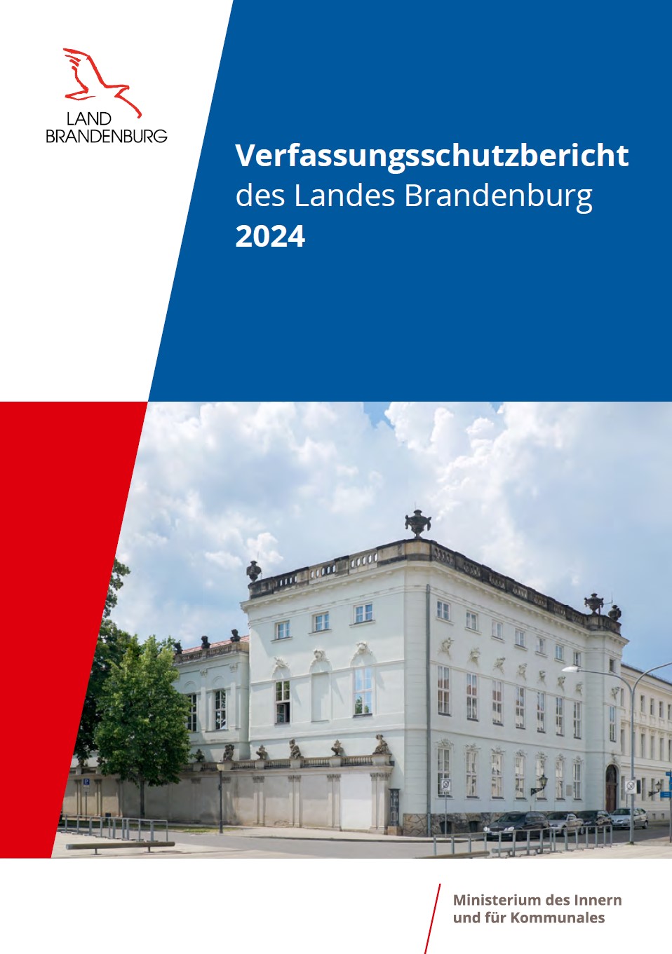 Bild vergrößern (Bild: Titelseite Verfassungsschutzbericht des Landes Brandenburg 2024)