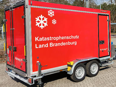 Foto eines Kühlanhängers