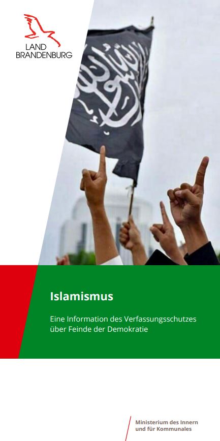 Bild vergrößern (Bild: Vorschaubild des Faltblattes mit dem Titel Islamismus)
