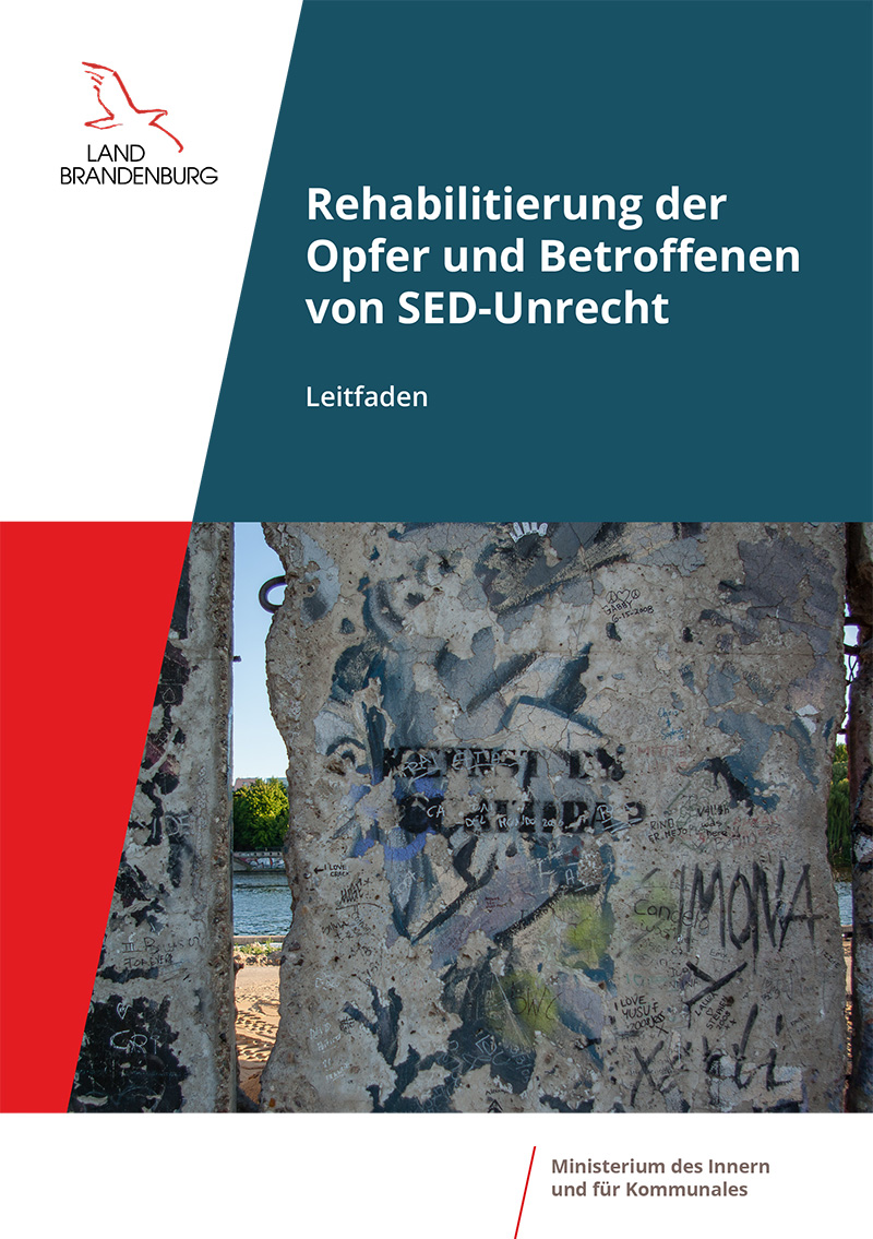 Bild vergrößern (Bild: Titelseite Leitaden Rehabilitierungsbehörde)