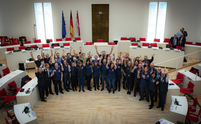 Gruppenfoto der Mitglieder des ENT