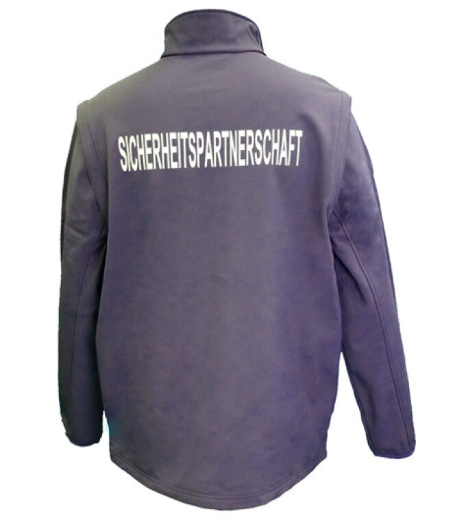 Rückansicht der Sommer-Funktionsjacke der SiPa