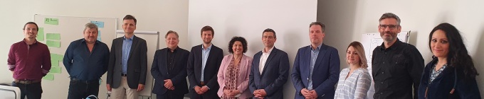 Gruppenfoto mit Staatssekretär