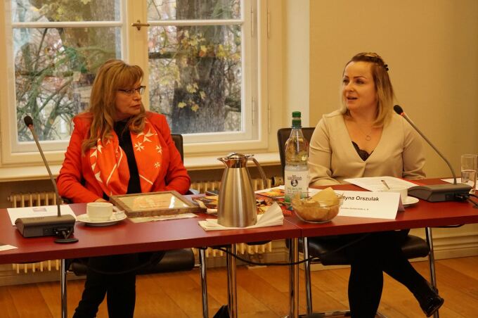 Foto vom Gespräch mit den Preisträgern